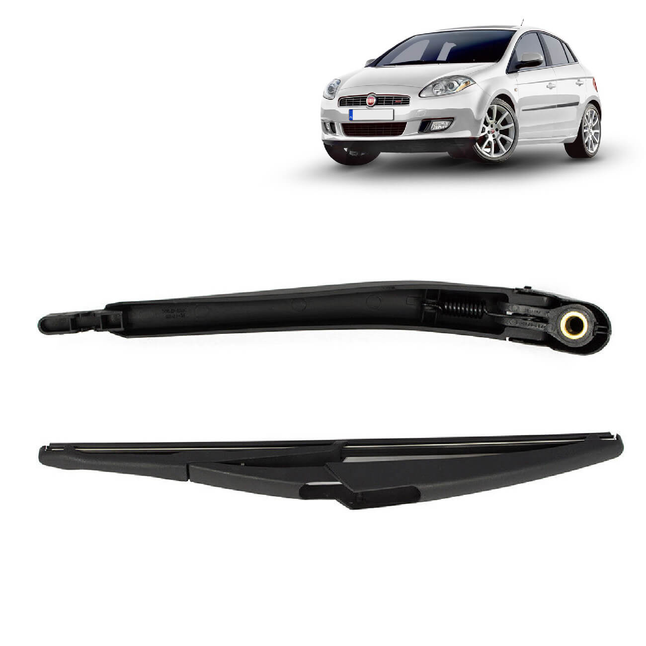 Braço Limpa Vidro Tras Lamina Fiat Bravo