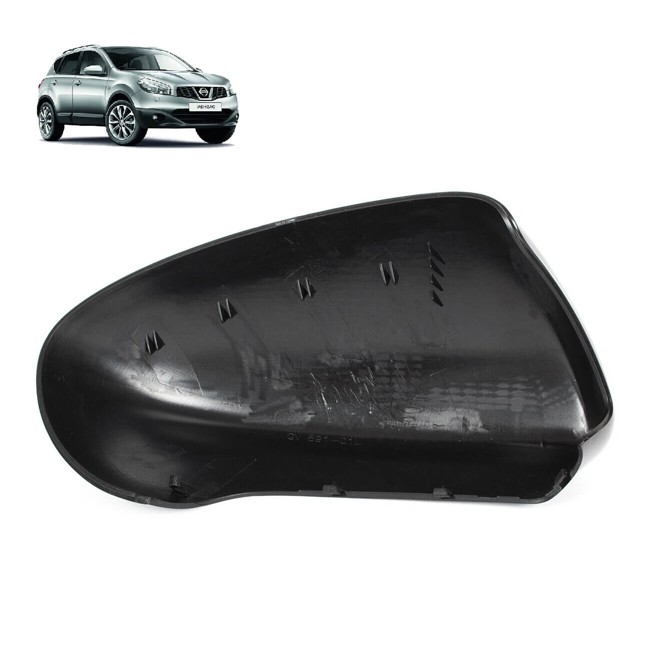 Cabeça de retrovisor esquerda Nissan Qashqai