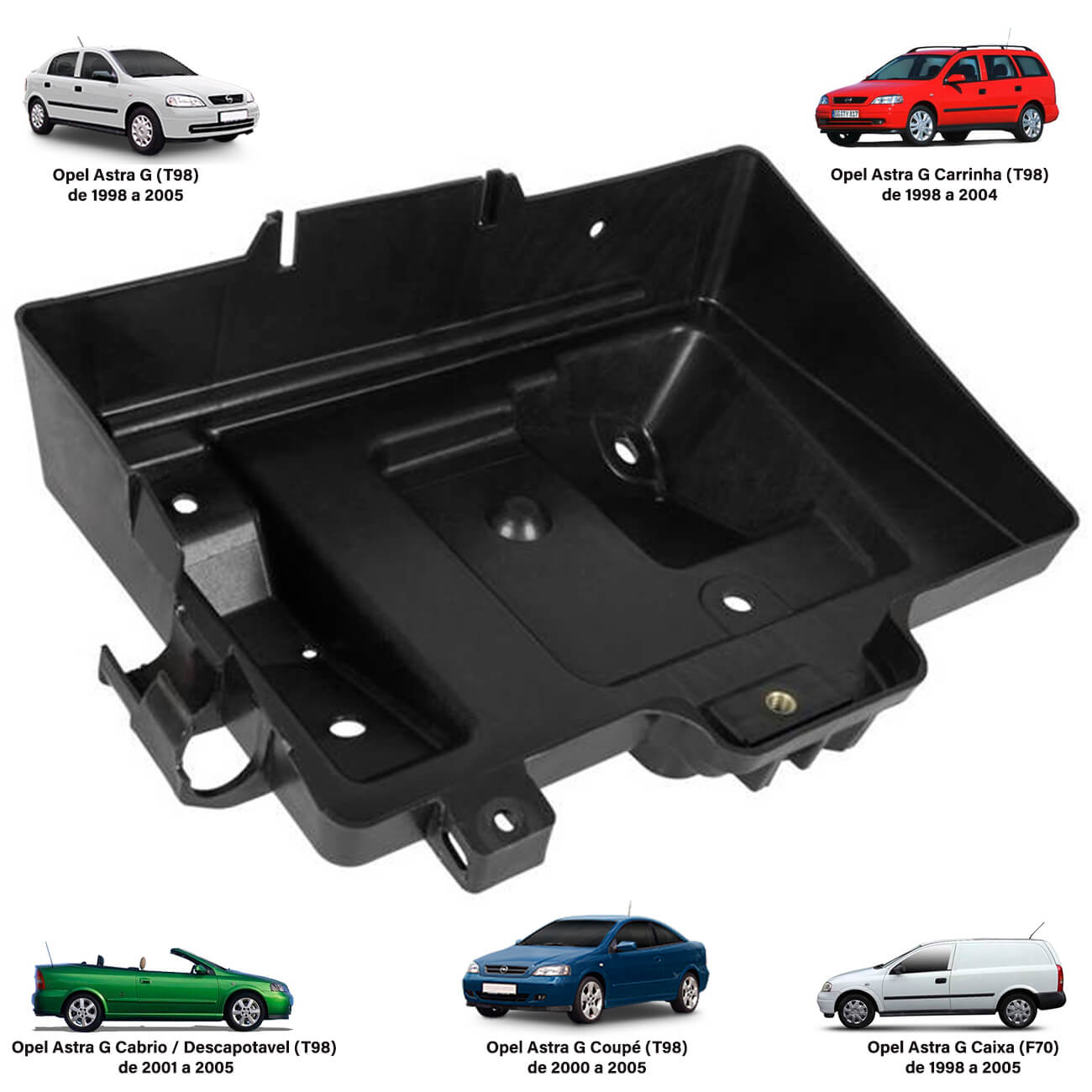 Capa de bateria para Opel Astra G T98 e F70 ref. 244498; 121201779 ; 9132098 ; 1201772 ; 1201774