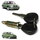 Cilindro fechadura porta direita esquerda VW Golf 3 Vento 2 chaves - imagem 2