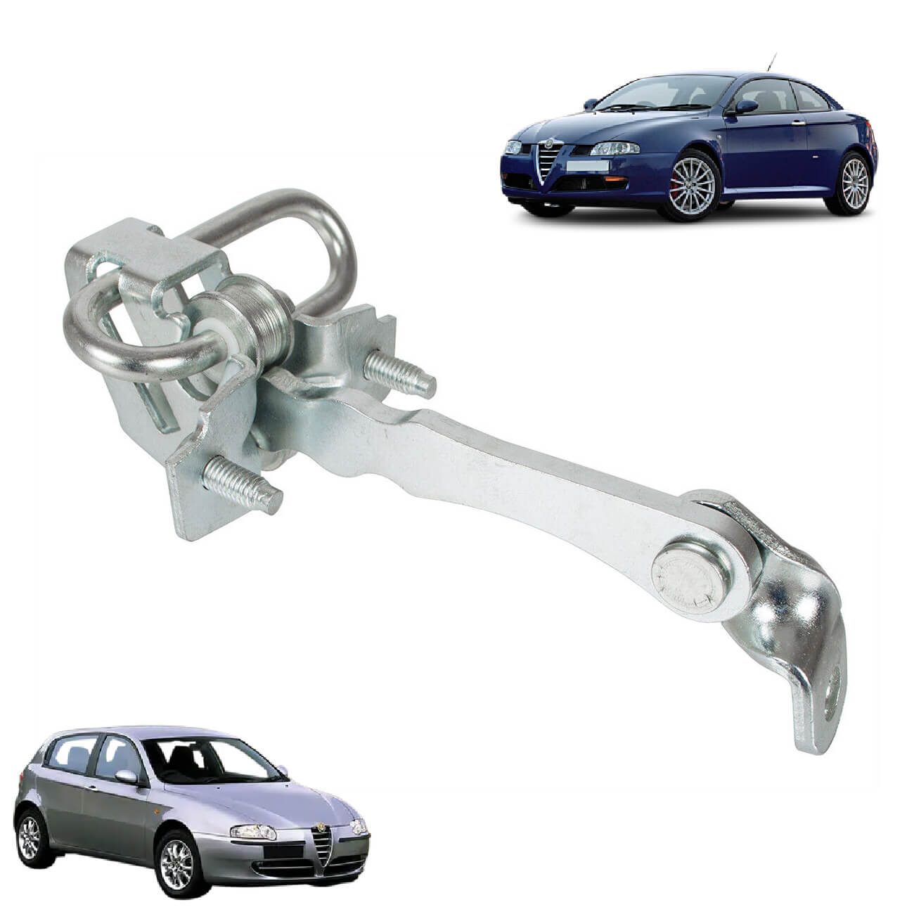 Esticador de porta dianteiro esquerdo + direito para Alfa Romeo 147 GT