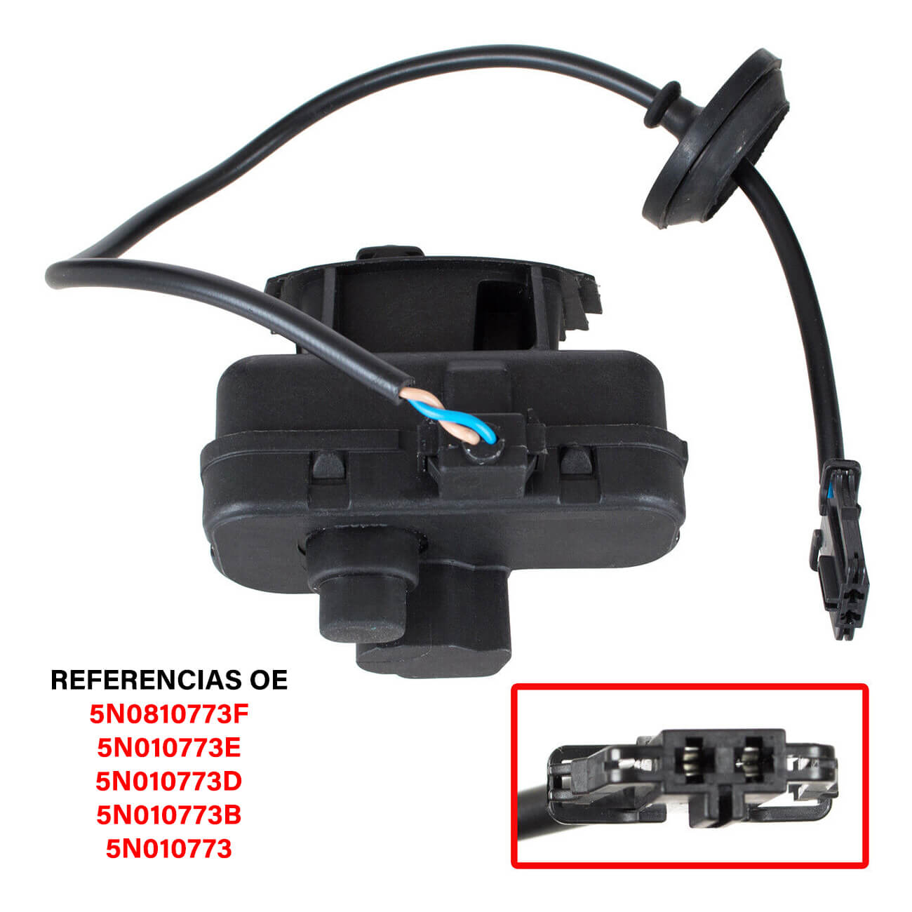 Fechadura tampa pistola gasolina VW