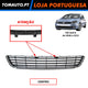 Grelha centro parachoques dianteiro VW Golf 6 Hatchback de 2008 a 2013 - imagem 1