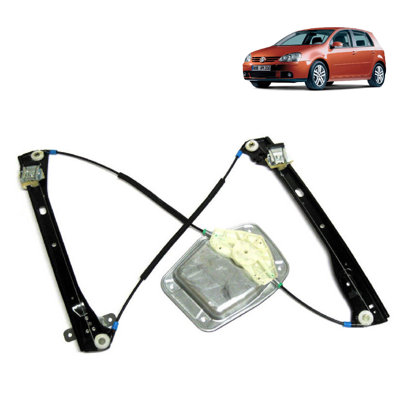Mecanismo Vidro Dianteiro Direito VW Golf 5