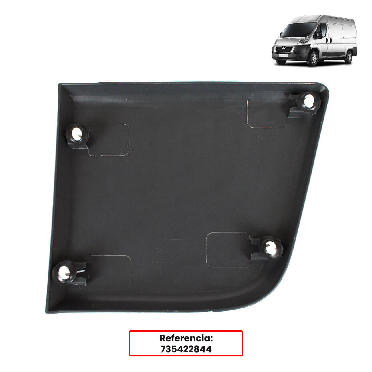 Moldura Traseira Direita Fiat Ducato L2 e 2006 a 2014