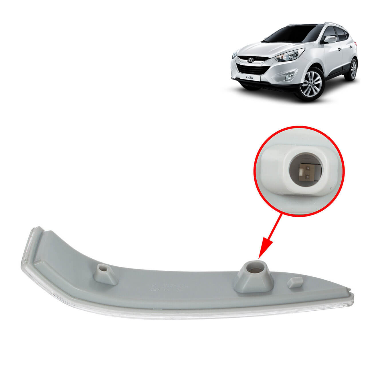 Pisca lateral exterior esquerdo Hyundai IX35 OEM 876142S200