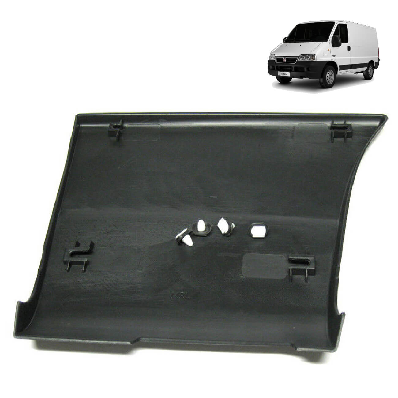 Proteção de plástico do lado traseiro esquerdo Fiat Ducato 2