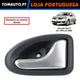 Puxador de porta interior direita de cor cinza para Renault Clio II de 1998 a 2006 - imagem 1