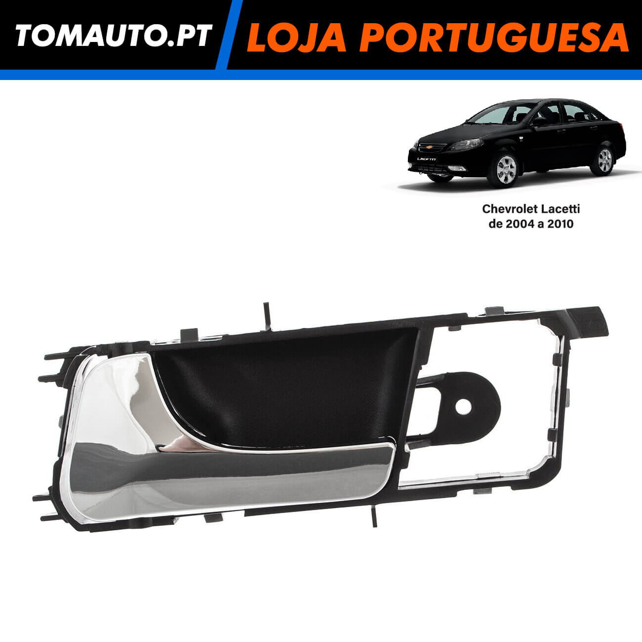 Puxador Porta Interior Frente Esquerda Chevrolet Lacetti (04-10) - 96548063