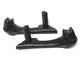 Puxadores interiores das portas de cor preta para Renault Megane 2 de 2002 a 2005 - imagem 2