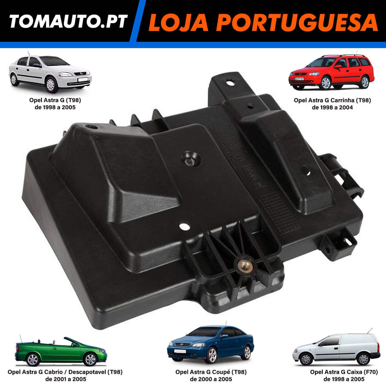 Suporte de bateria Opel Astra G (T98) 4449812 ; 1201779
