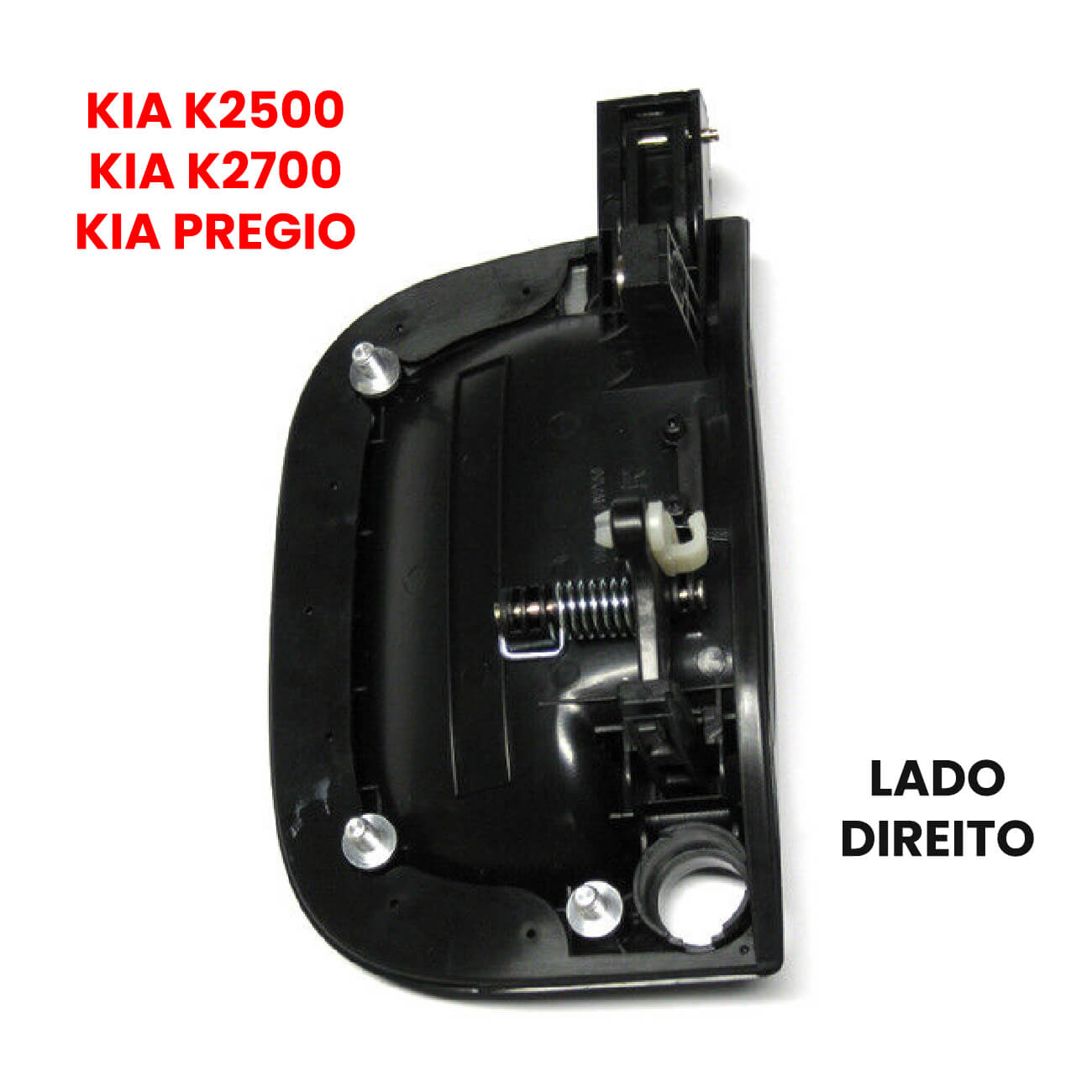 Tira pega fecho de porta exterior dianteira direita KIA K2500 K2700 Pregio