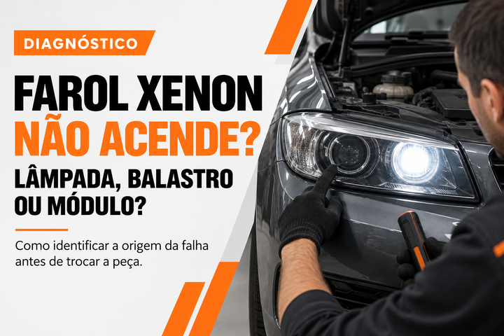 Farol Xenon Não Acende: Lâmpada, Balastro ou Módulo?