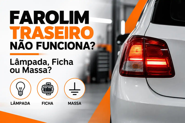 Farolim Traseiro Não Funciona: Lâmpada, Ficha ou Massa?