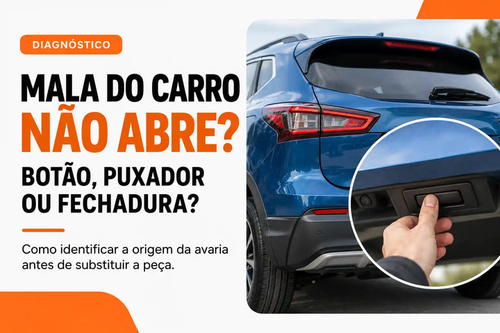 Mala do carro não abre: botão, puxador ou fechadura?