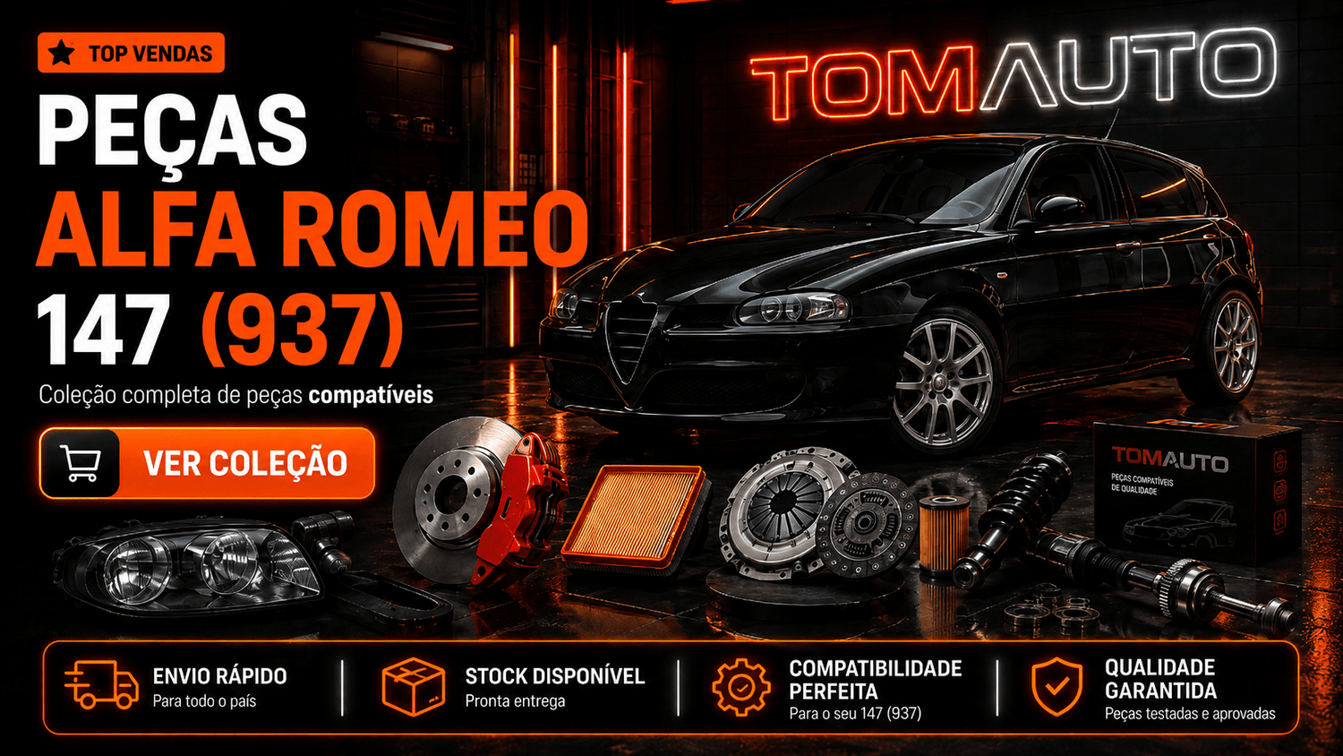 Peças Alfa Romeo 147 (937)