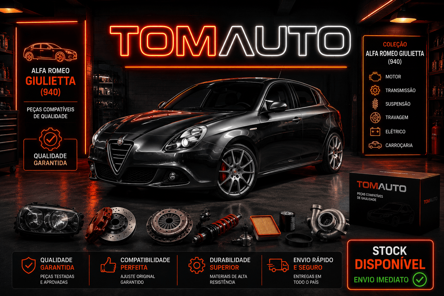 Peças Alfa Romeo Giulietta (940)