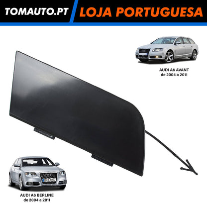 4F0807441 Tampa de reboque para-choques Audi A6 C6 de 2004 a 2011