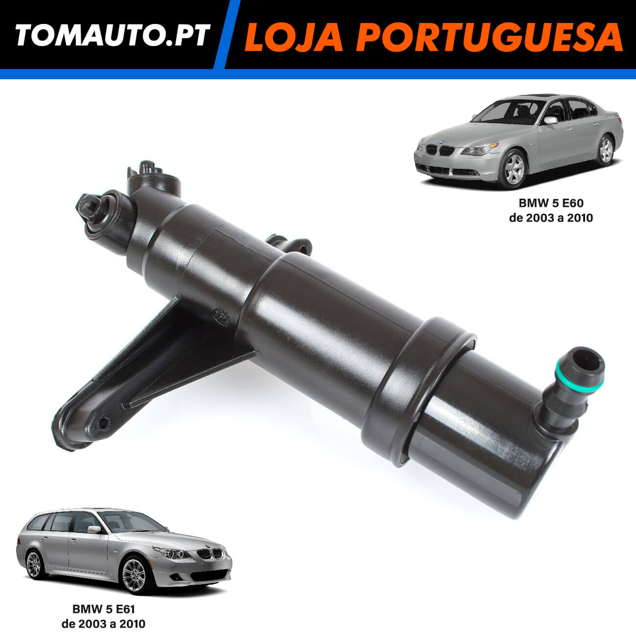 Lava Faróis Direita BMW 5 E60/E61 2003 a 2010 - 61677038416