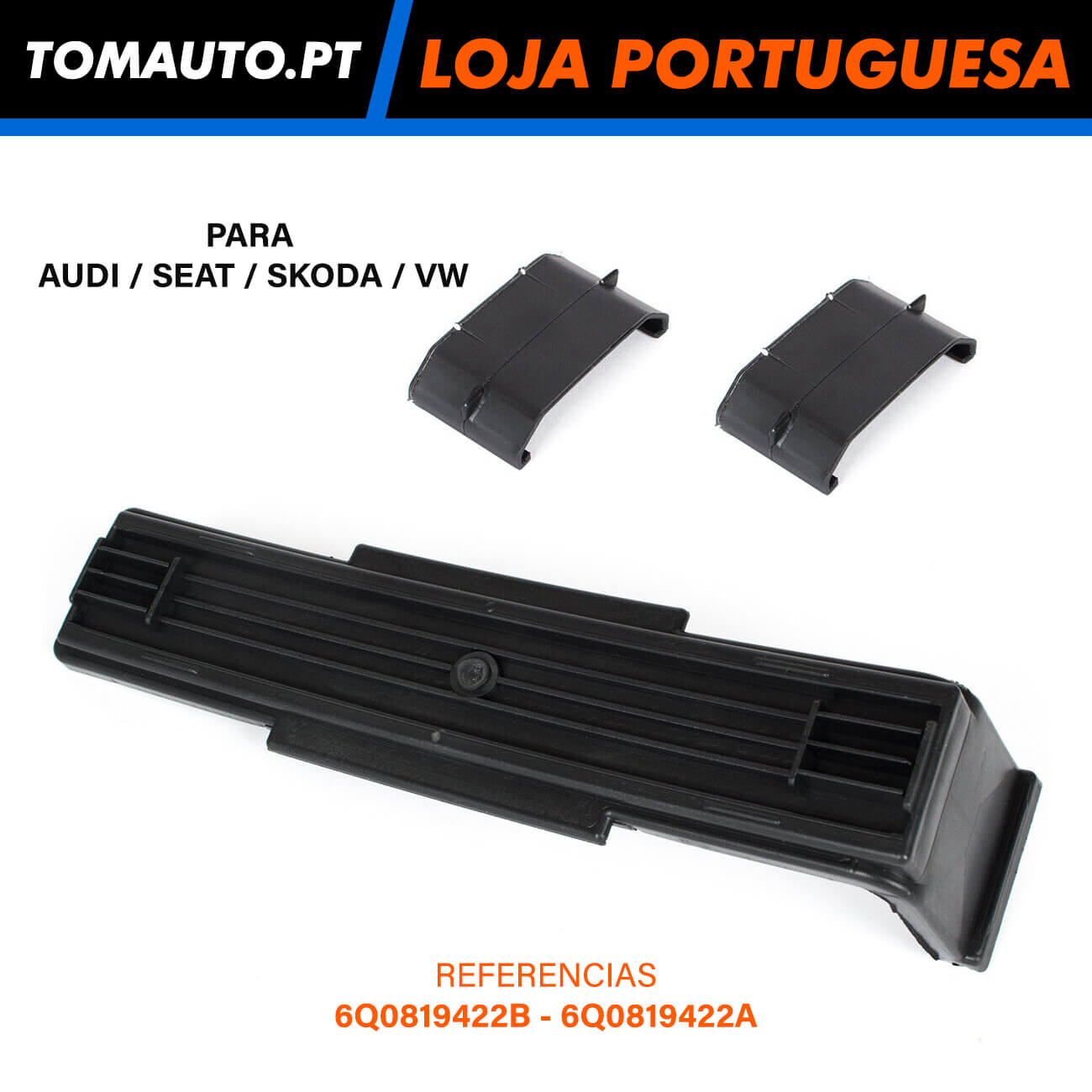 Tampa Filtro Ar Audi, Seat, Skoda e VW - 6Q0819422B / 6Q0819422A