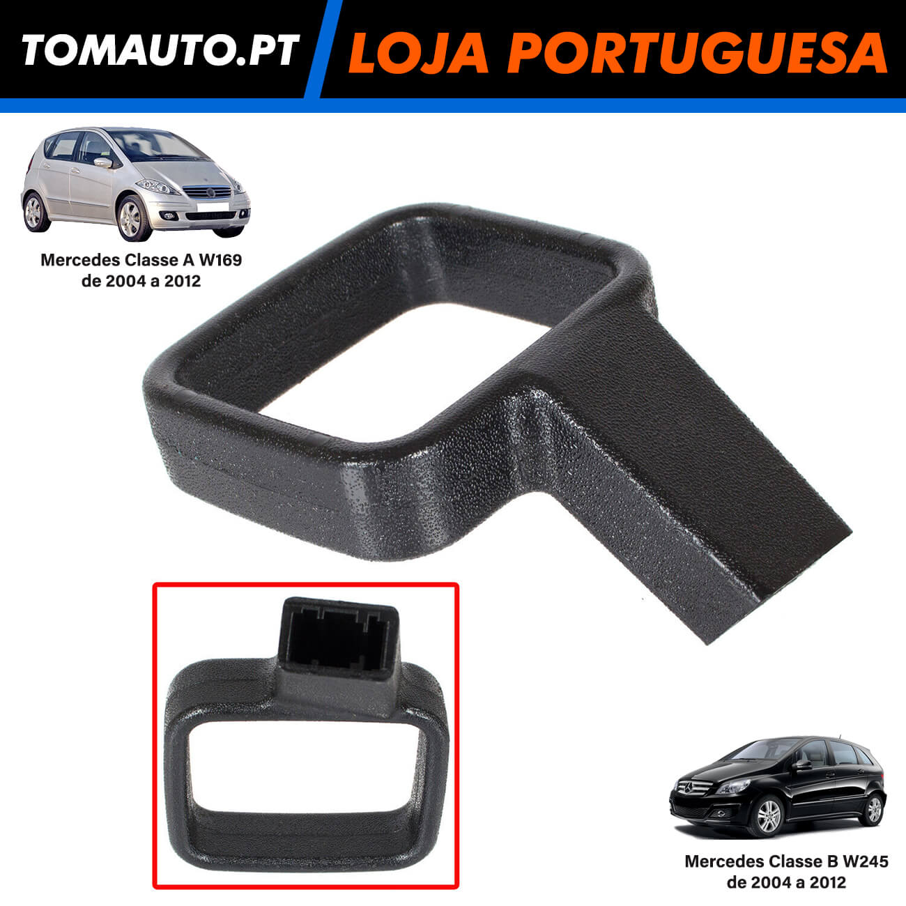 Alavanca de ajuste do assento esquerdo Mercedes A W169 B W245 A1699190561