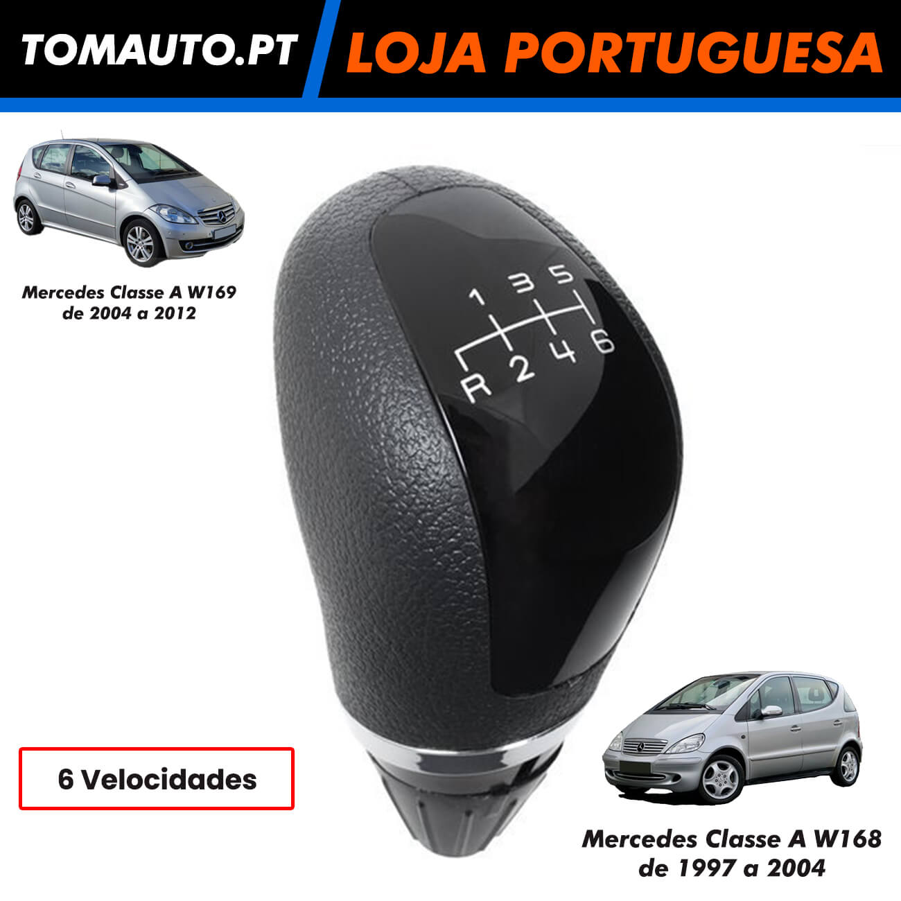 Alavanca de velocidades para Mercedes classe A W168 W169