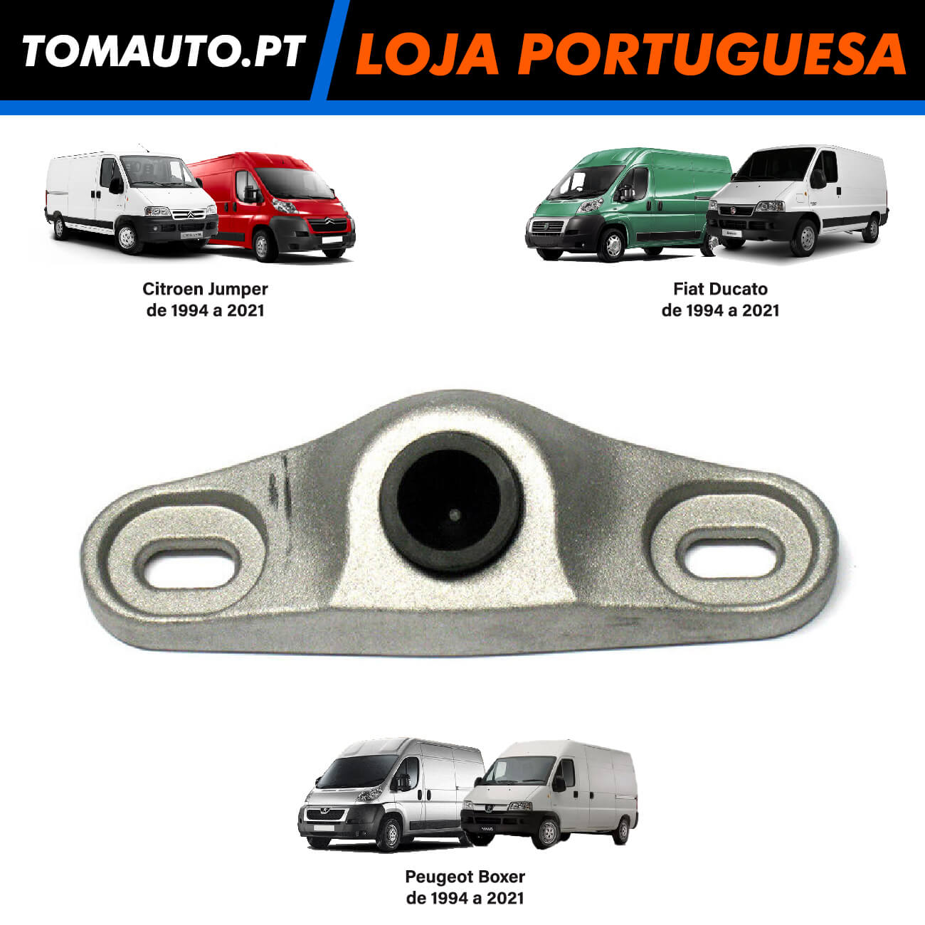 Batente de porta lateral fêmea Fiat Ducato Citroen Jumper Peugeot Boxer - 1358687080 / 1312920080