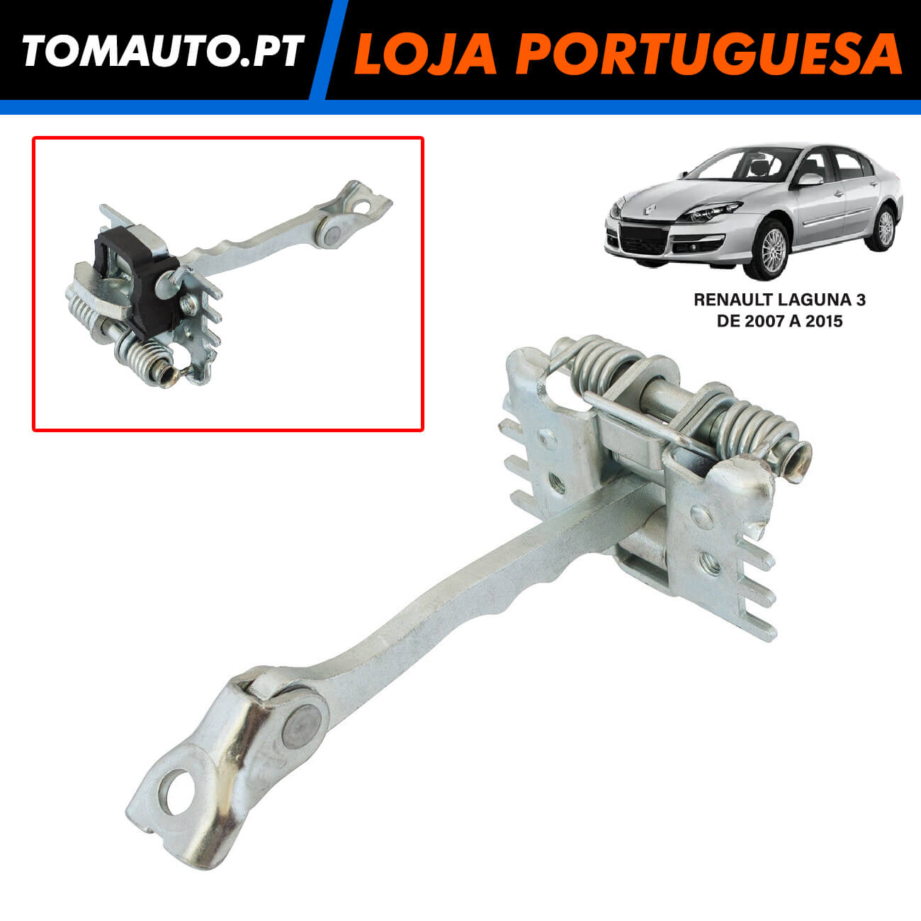 Bloqueador de Porta Dianteiro Renault Laguna III (07-15) - 804310001R / 804301448R