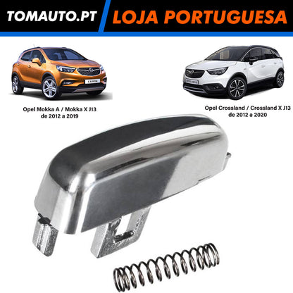 Botão de travão de mão cromado para Opel Mokka Crossland 42389776D