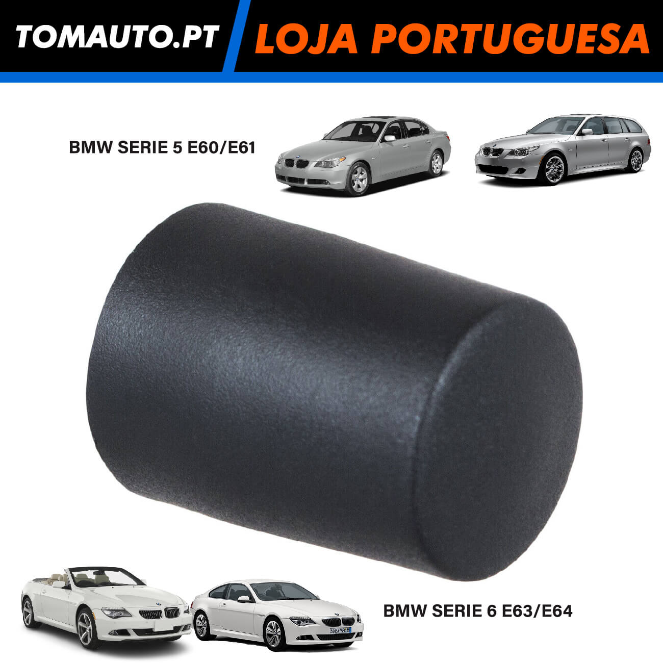 Botão Volume Radio CD Harman Becker BMW 5 E60/E61 6 E63/E64