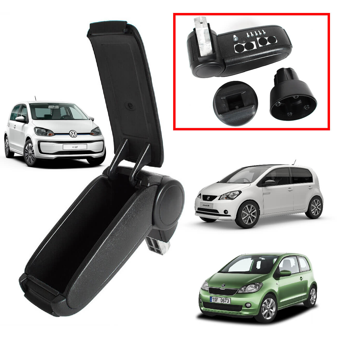 Braço Central Apoio VW UP Seat Mii Skoda Citigo