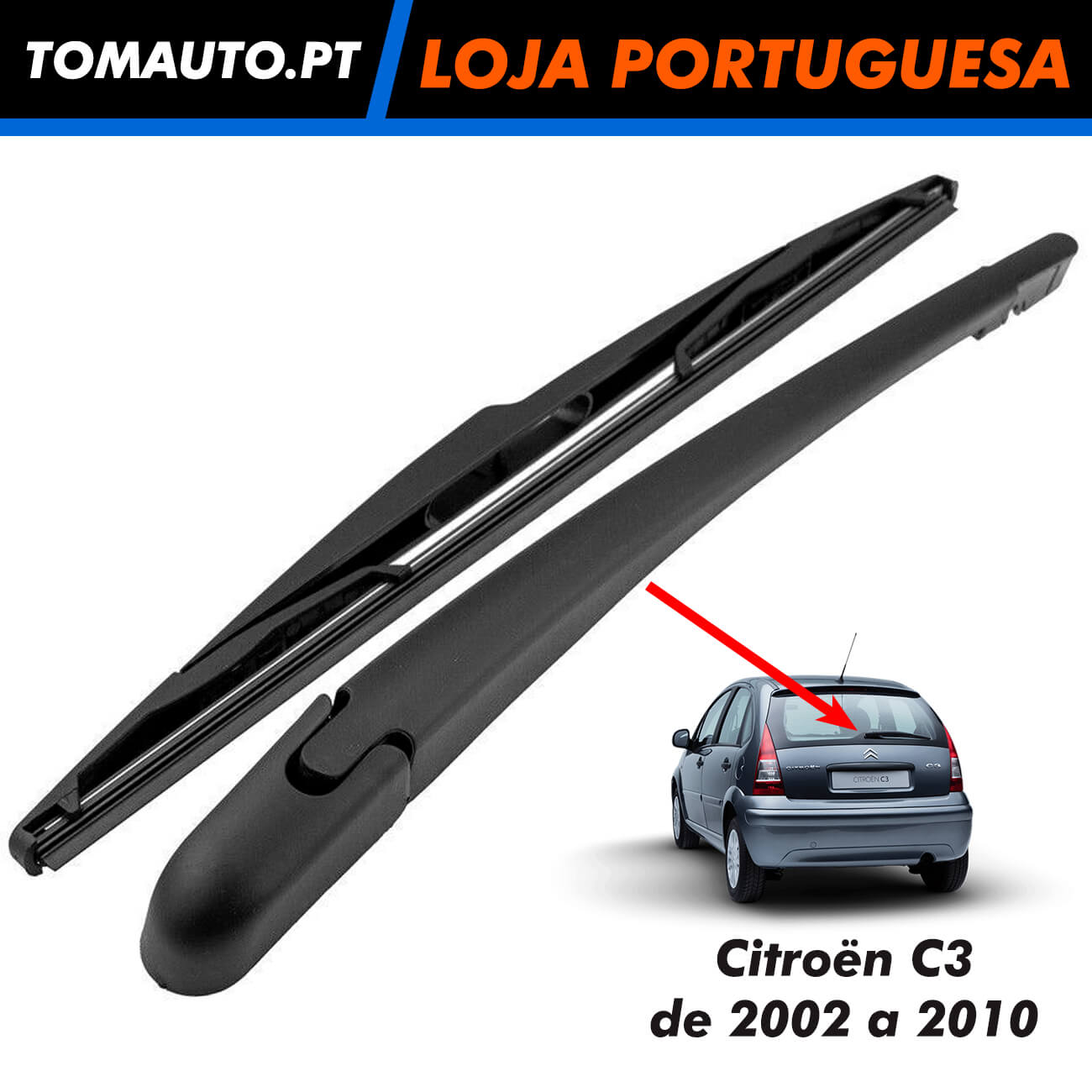 Braço do limpa-vidros para Citroen C3 6429T8