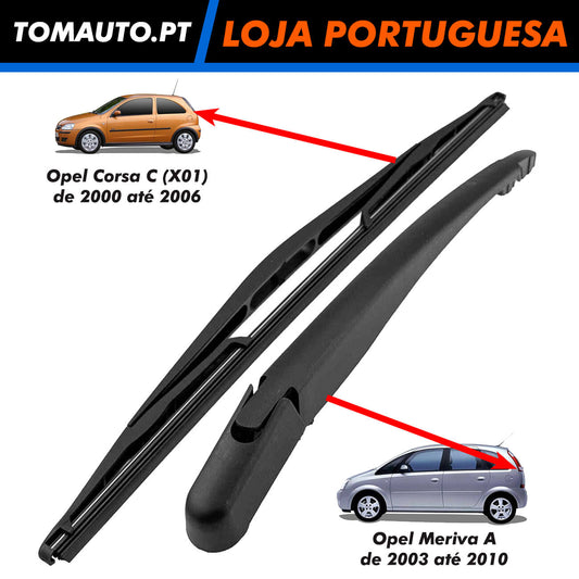 Braço de limpa-vidros para Opel Corsa C (X01) e Meriva A (X03)