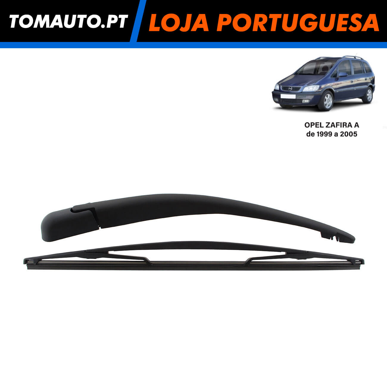 Braço Limpa-vidros Traseira Opel Zafira A de 1999 a 2005