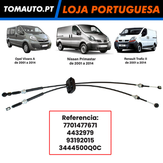 Cabo de caixa de velocidades para Nissan Primastar 3444500Q0C