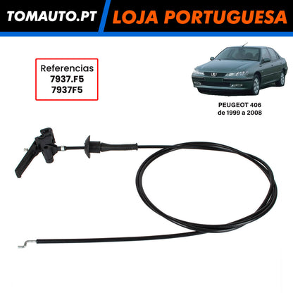 Cabo do Capot do Motor Peugeot 406 de 1999 a 2008 OEM 7937F5