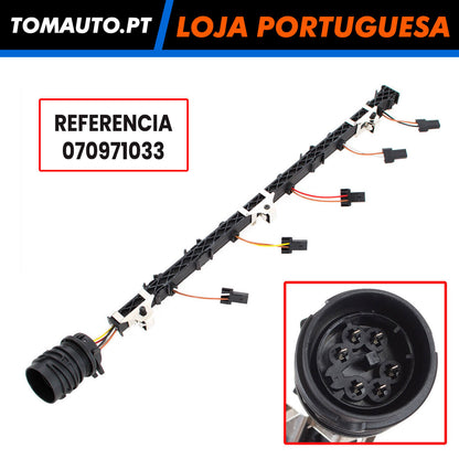 Cabo de ligação da válvula de injeção VW Multivan V, Phaeton, Touareg, T5 OEM 070971033