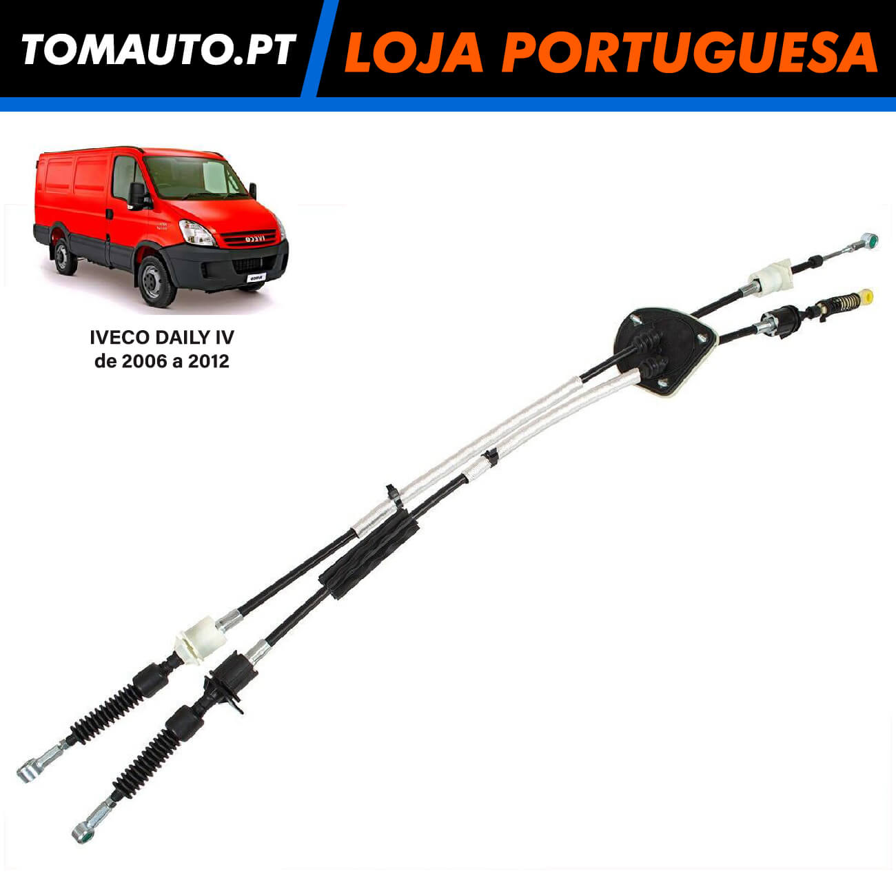 Cabo de mudanças de 5/6 velocidades para Iveco Daily de 2006 a 2012 OEM 504189881