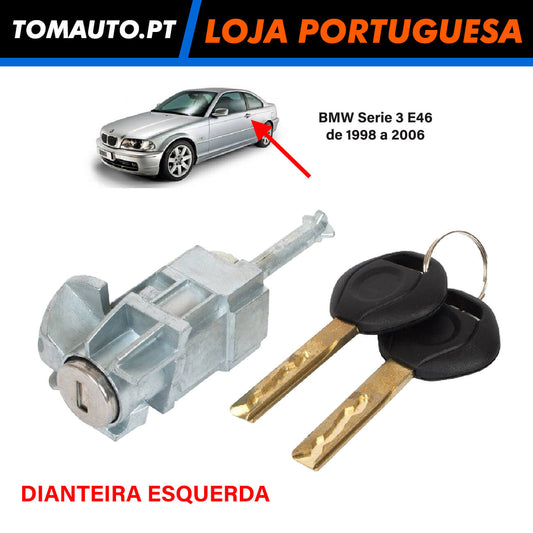 Canhão de fechadura Frente Esquerda BMW 3 E46 (98-06) - 51217019975