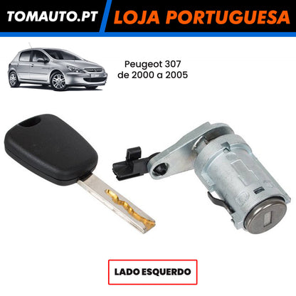 Canhão de fechadura frente esquerda Peugeot 307