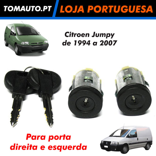 Canhões fechadura frente direita esquerda Citroen Jumpy