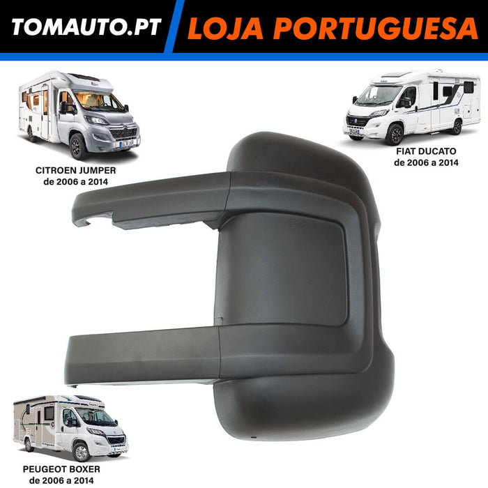 Capa Retrovisor Esquerdo Braço Longo Fiat Ducato III (06-14) - 735661881 / 735620747