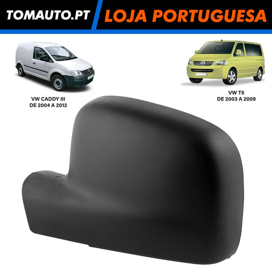 Capa Retrovisor Esquerdo VW T5 e Caddy III - 7H1857527A