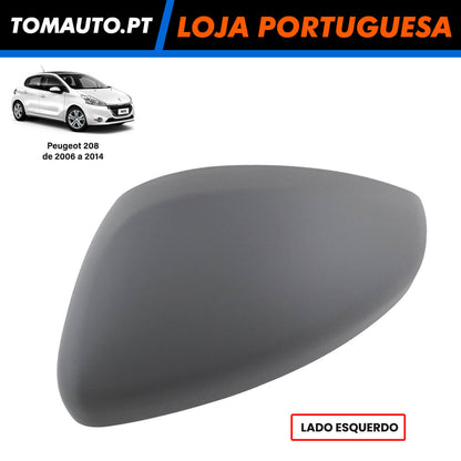 Capa de retrovisor Peugeot 208 de 2012 a 2019