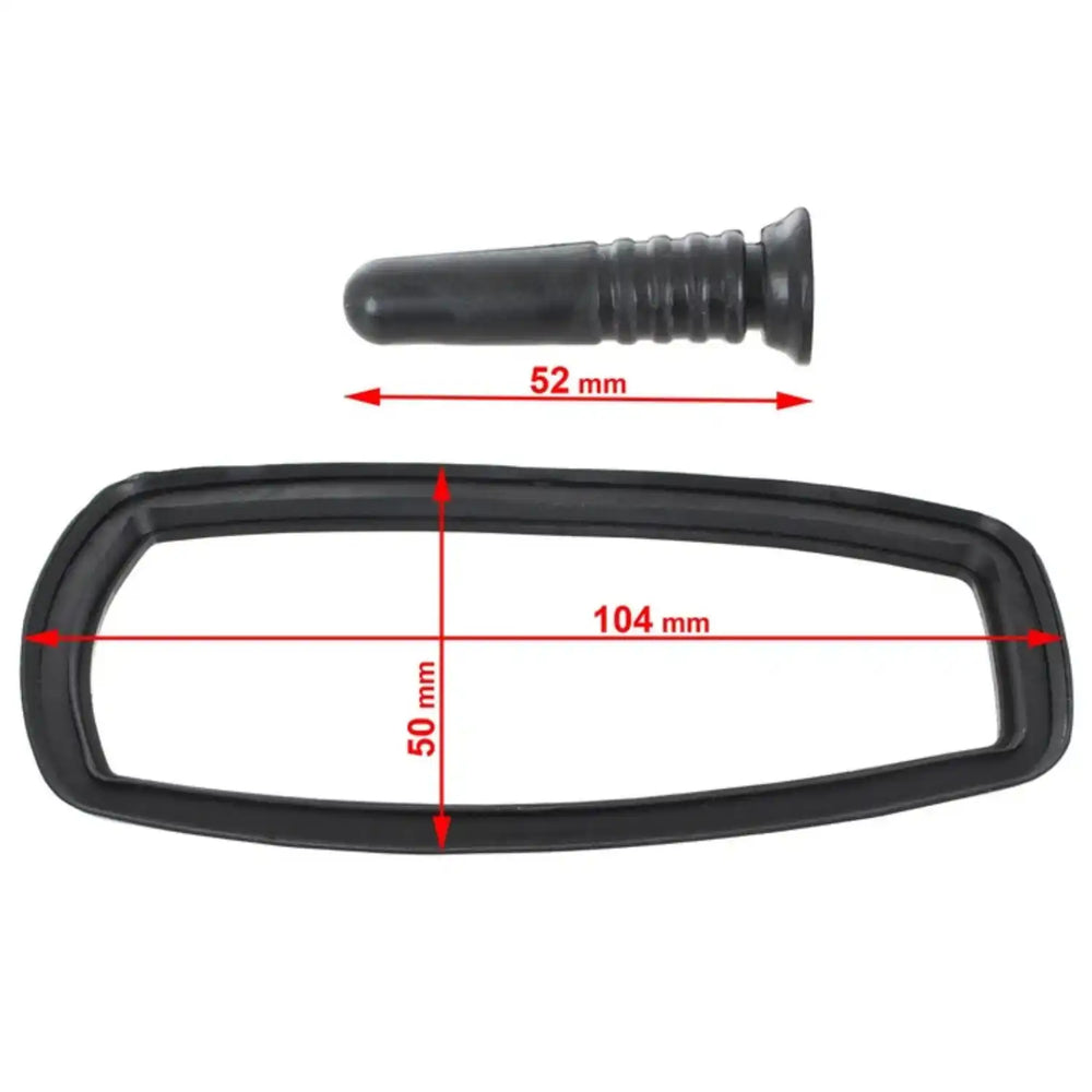 Capa e vedante de proteção da antena de tejadilho para MERCEDES-BENZ CLK C208 e CLASSE E T-Modell S210, em preto, compatível com as referências OEM A202827003164 e A21082700319040