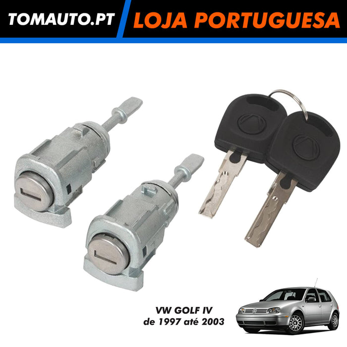 Cilindro de fechadura para VW Golf IV 604837167 + 604837168