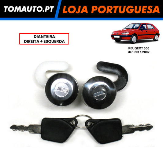 Cilindros Porta Frente Esquerda + Direita Peugeot 306 (93-02) - 9170E7 / 9170.E7 / 252151