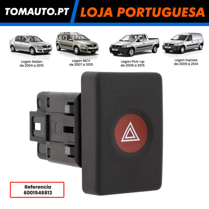 Comando de piscas Dacia Logan Sedan Pick-up Express Mcv Carrinha Caixa aberta Berline 6001546813