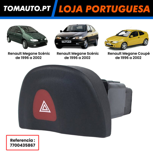 Botão dos piscas para Renault Megane I (96-02)