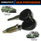 Conjunto de canhão de fechadura de porta direita esquerda VW Golf III Vento 2 chaves - imagem 1